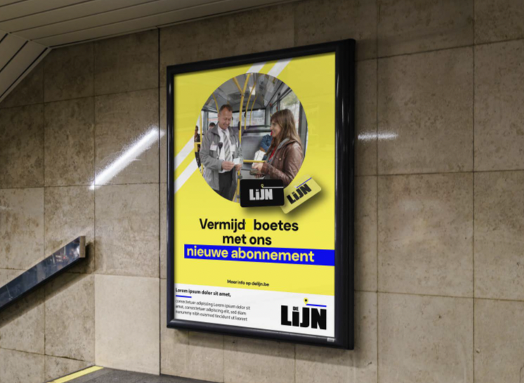 De Lijn rebranding Poster