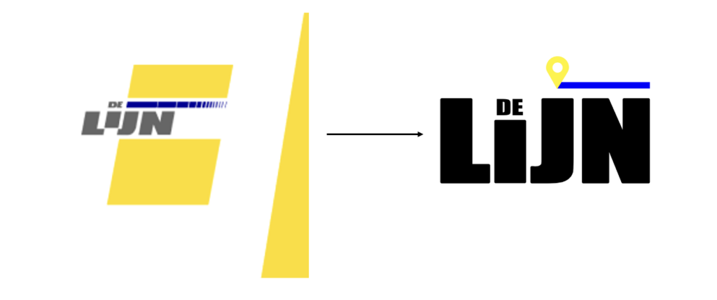 Afbeelding oud tegenover vernieuwde logo