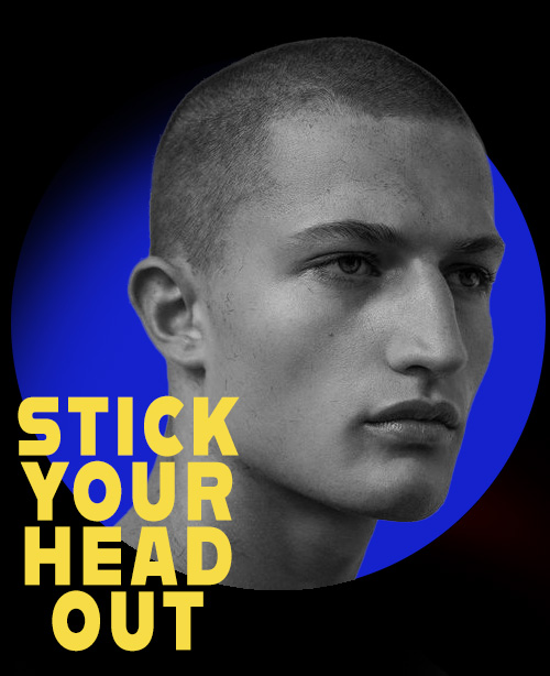 Photoshop stick your head out